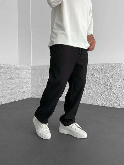 NIKOLAI™ | Ribbed Comfort Pants