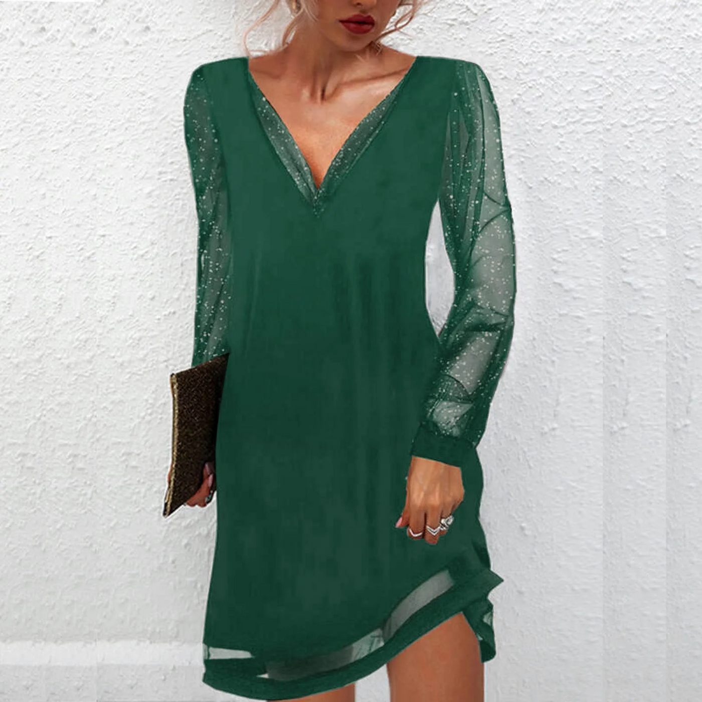 AVANTI™ | Elegant V-Neck Dress