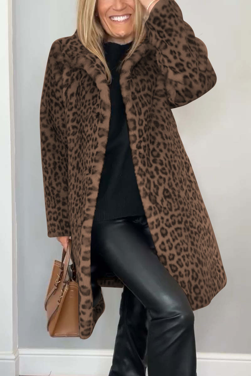 DAISY™ | Leopard Print Coat