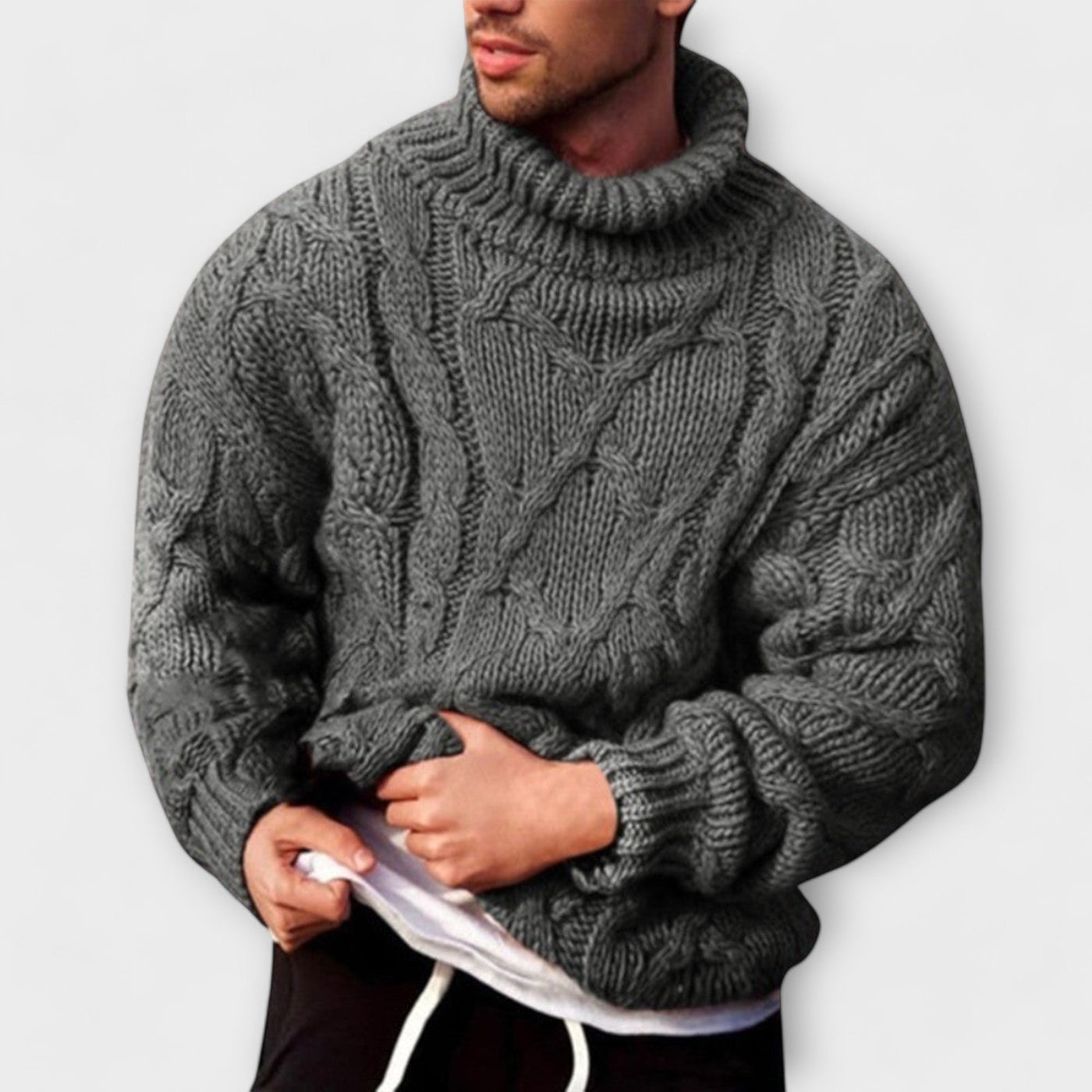 VICTOR™ | Knitted Winter Turtleneck