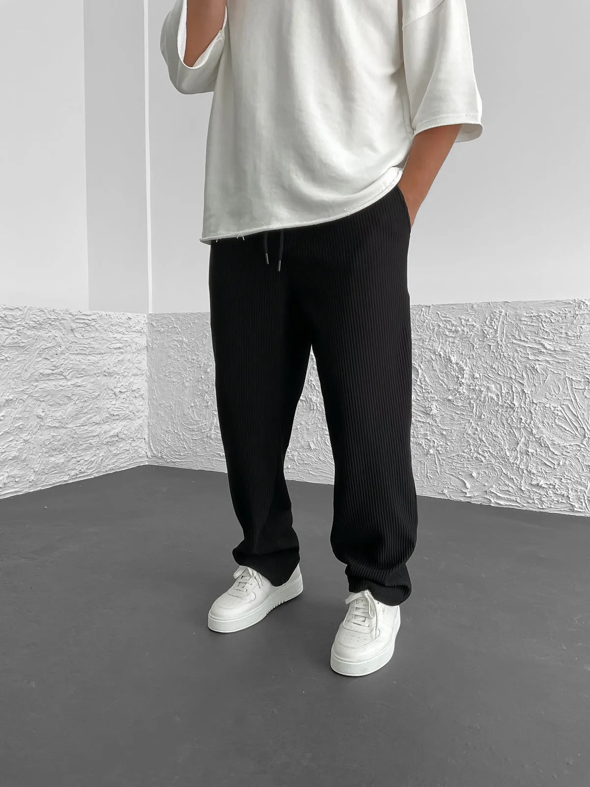 NIKOLAI™ | Ribbed Comfort Pants