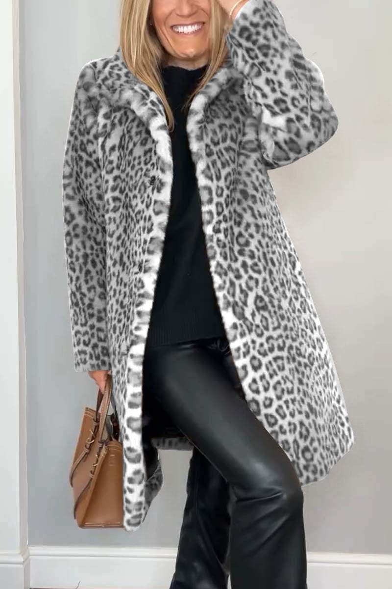 DAISY™ | Leopard Print Coat